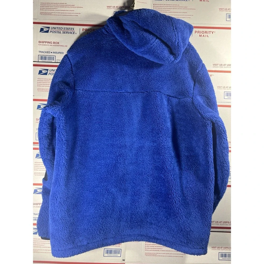 The North Face Campshire Pullover Royal Blue Center Pocket‎ Sherpa Men's XL